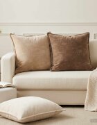 vidaXL Калъфка за възглавница 6 бр. HOUTEN Кафяво 55 x 55 см