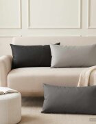 vidaXL Калъфка за възглавница 6 pcs HEERLEN Антрацит 40 x 70 cm