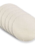 vidaXL Калъфка за възглавница 6 pcs HEERLEN Кремаво Ø 30 cm Букле