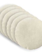 vidaXL Калъфка за възглавница 6 pcs HEERLEN Кремаво Ø 40 cm