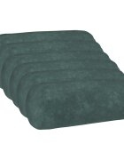 vidaXL Калъфка за възглавница 6 pcs HEERLEN Морско синьо Ø 15 x 40 см