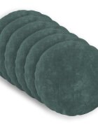 vidaXL Калъфка за възглавница 6 pcs HEERLEN Морско синьо Ø 40 cm