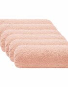 vidaXL Калъфка за възглавница 6 pcs HEERLEN Розово Ø 15 x 40 см Букле