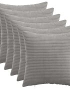 vidaXL Калъфка за възглавница 6 pcs HEERLEN Светлосиво 30 x 30 cm