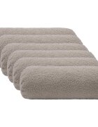 vidaXL Калъфка за възглавница 6 pcs HEERLEN Светлосиво Ø 15 x 40 см
