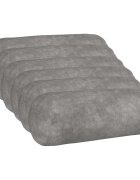 vidaXL Калъфка за възглавница 6 pcs HEERLEN Светлосиво Ø 15 x 40 см