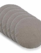 vidaXL Калъфка за възглавница 6 pcs HEERLEN Светлосиво Ø 50 cm Букле