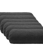 vidaXL Калъфка за възглавница 6 pcs HEERLEN Тъмносиво Ø 15 x 40 см