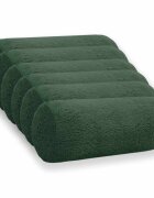 vidaXL Калъфка за възглавница 6 pcs HEERLEN Тъмнозелено Ø 15 x 40 см