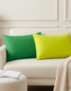 vidaXL Калъфка за възглавница 6 pcs HEERLEN Яркозелено. 50 x 75 cm
