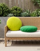 vidaXL Калъфка за възглавница 6 pcs HEERLEN Яркозелено. Ø 60 cm