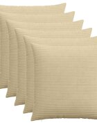 vidaXL Калъфка за възглавница 6 pcs HEERLEN Зелен Сив 60 x 60 cm