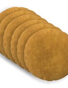 vidaXL Калъфка за възглавница 6 pcs HEERLEN Жълто Ø 40 cm