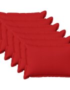 vidaXL Калъфка за възглавница 6 pcs HOUTEN Червено 30 x 50 cm