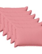 vidaXL Калъфка за възглавница 6 pcs HOUTEN Розово 40 x 60 cm