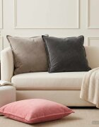 vidaXL Калъфка за възглавница 6 pcs HOUTEN Розово 60 x 60 cm Кадифе
