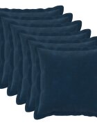 vidaXL Калъфка за възглавница 6 pcs HOUTEN Синьо 35 x 35 cm