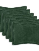 vidaXL Калъфка за възглавница 6 pcs HOUTEN Тъмнозелено 40 x 60 cm