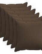 vidaXL Калъфка за възглавница 6 pcs HOUTEN Таупе 80 x 80 cm