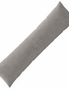vidaXL Калъфка за възглавница ALMELO Светлосиво 40 x 145 см кордурой