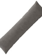 vidaXL Калъфка за възглавница ALMELO Тъмносиво 40 x 145 см кордурой