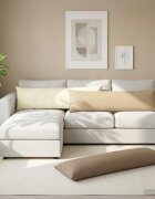 vidaXL Калъфка за възглавница HEERLEN Бежово 40 x 145 см Полиестер