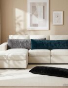 vidaXL Калъфка за възглавница HEERLEN Черно 40 x 145 см