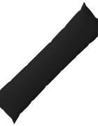 vidaXL Калъфка за възглавница HEERLEN Черно 40 x 145 см