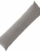 vidaXL Калъфка за възглавница HEERLEN Светлосиво 40 x 145 см кордурой
