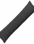 vidaXL Калъфка за възглавница HEERLEN Тъмносиво 40 x 145 см Букле