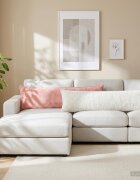 vidaXL Калъфка за възглавница HOUTEN Бяло 40 x 145 см