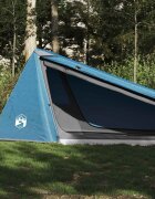 vidaXL Къмпинг палатка тунелна за 1 човек синя водоустойчива