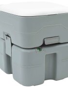 vidaXL Къмпинг тоалетна Сив 415 x 365 x 42 см