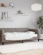 vidaXL Канапе с матрак таупе 80x200 см плат