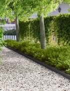 vidaXL Кант за трева с прегънат горен ръб 10 бр. 103x10см Стомана