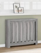 vidaXL Капак за радиатор сив сонома 104x20x82 см инженерно дърво