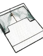 vidaXL Капан за птици зелен 50x40 см стомана