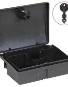 vidaXL Капани за мишки 5 бр. черни 13x10x4 см