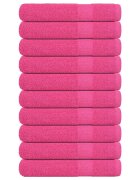vidaXL Кърпи FROGN 10 бр. Розови 100x200 см 360 г/м²