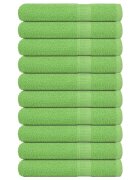 vidaXL Кърпи FROGN 10 бр. Ябълково зелени 100x200 см 360 г/м²