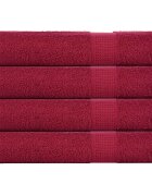 vidaXL Кърпи FROGN 4 бр. бордо 100x200 см 360 г/м²