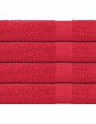 vidaXL Кърпи FROGN 4 бр. Червени 100x200 см 360 г/м²