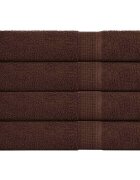 vidaXL Кърпи FROGN 4 бр. Кафяви 100x200 см 360 г/м²