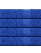 vidaXL Кърпи FROGN 4 бр. Сини 100x200 см 360 г/м²