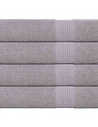 vidaXL Кърпи FROGN 4 бр. Сиви 100x200 см 360 г/м²