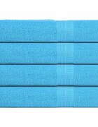 vidaXL Кърпи FROGN 4 бр. Тюркоазени 100x200 см 360 г/м²