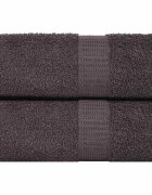 vidaXL Кърпи за баня FROGN 2 бр. Антрацит 15x21 см 360 г/м²
