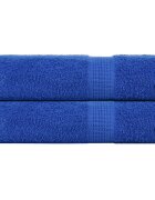 vidaXL Кърпи за баня FROGN 2 бр. сини 100x150 см 360 г/м²