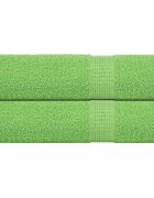 vidaXL Кърпи за баня FROGN 2 бр. Ябълково зелени 100x150 см 360 г/м²