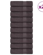 vidaXL Кърпи за баня FROGN 25 бр. Антрацит 100x150 см 360 г/м²